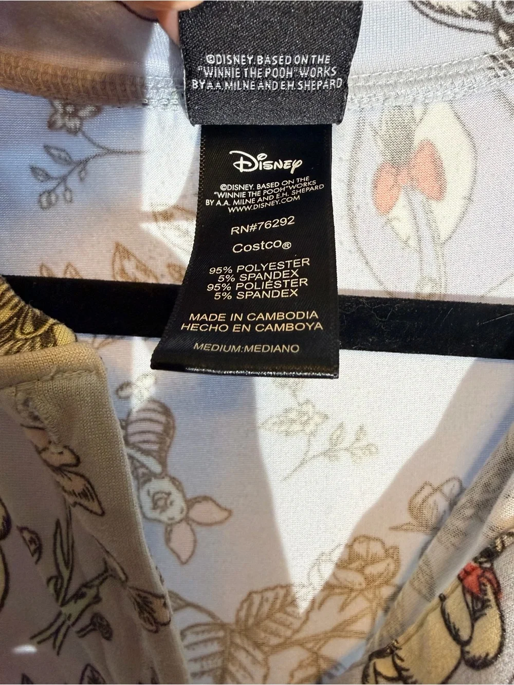 Disney Winnie the Pooh Floral PJ Dress – Size Medium - Picture 2 of 9